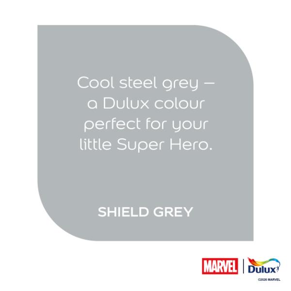 Dulux Easycare Washable &amp; Tough Marvel Avengers Shield Grey 2.5L