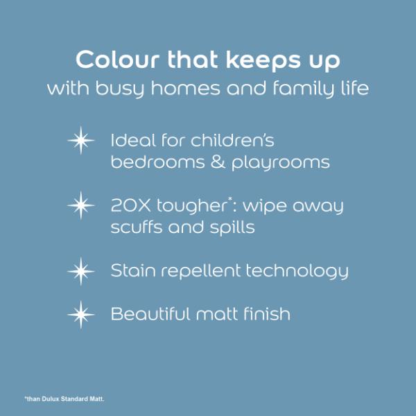 Dulux Easycare Washable &amp; Tough Disney Stitch Exp 626 1.25L