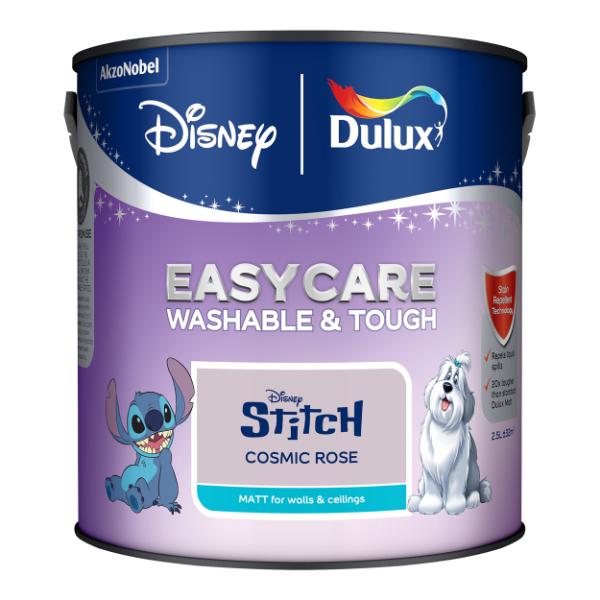 Dulux Easycare Washable &amp; Tough Disney Stitch Cos Rose 2.5L