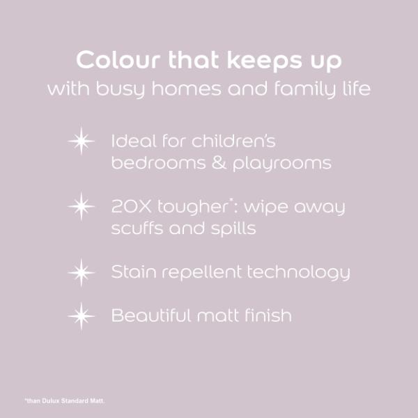 Dulux Easycare Washable &amp; Tough Disney Stitch Cos Rose 2.5L