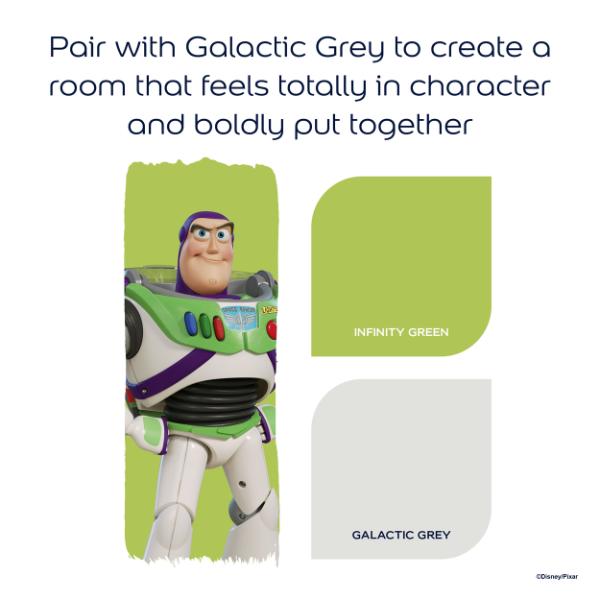Dulux Easycare Washable &amp; Tough Disney Pixar Toy Story Infinity Green 1.25L