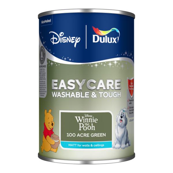 Dulux Easycare Washable &amp; Tough Disney Winnie the Pooh 100 Acre Green 1.25L