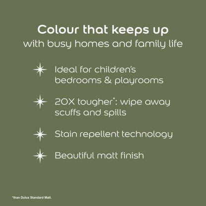 Dulux Easycare Washable &amp; Tough Disney Winnie the Pooh 100 Acre Green 1.25L