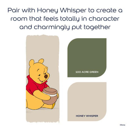 Dulux Easycare Washable &amp; Tough Disney Winnie the Pooh 100 Acre Green 1.25L