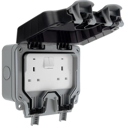 Nexus Storm IP66 Weatherproof Double Switched 13A Power Socket
