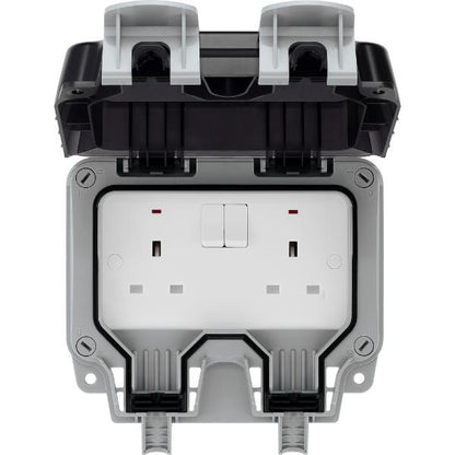 Nexus Storm IP66 Weatherproof Double Switched 13A Power Socket