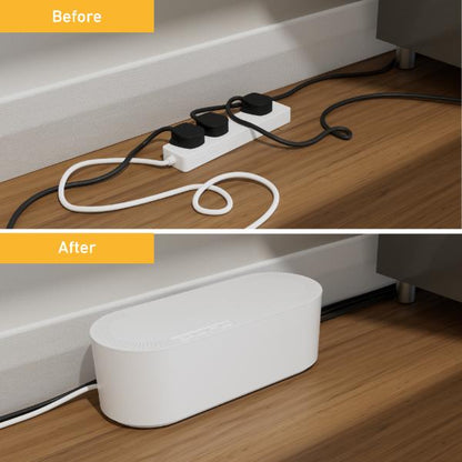 D-Line Cable Tidy Home Small White