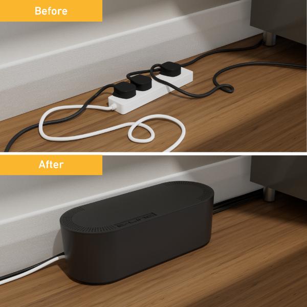 D-Line Cable Tidy Home Small Black
