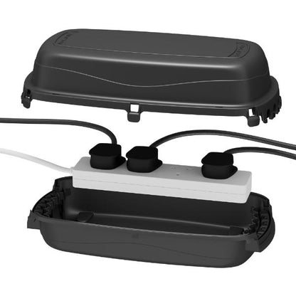 D-Line Outdoor Cable Management Box Black