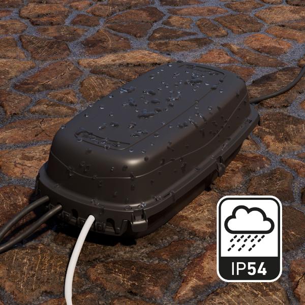 D-Line Outdoor Cable Management Box Black