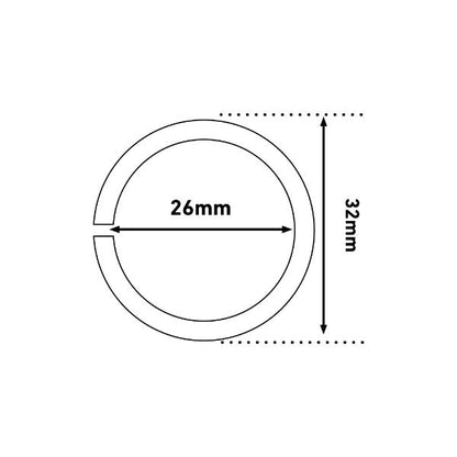 D-Line Cable Tidy Split Tube Black 1.1M