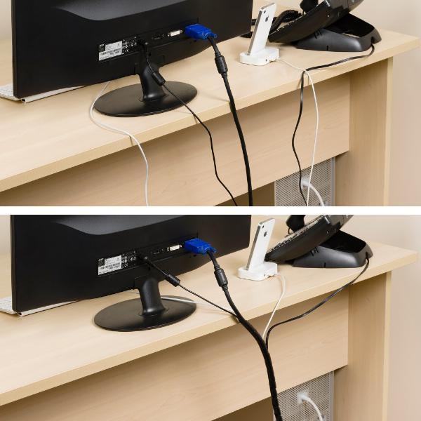 D-Line Cable Tidy Wrap Black 2.5M