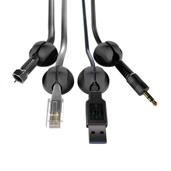 D-Line Cable Tidy Bases 6Pk