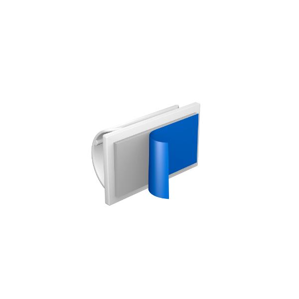 D-Line Cable Tidy Clips White 20Pk