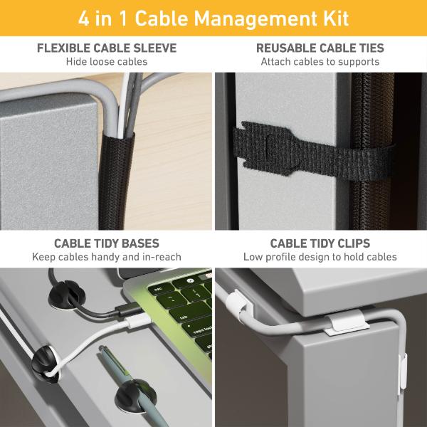 D-Line Cable Tidy Boxed Kit 15 Piece