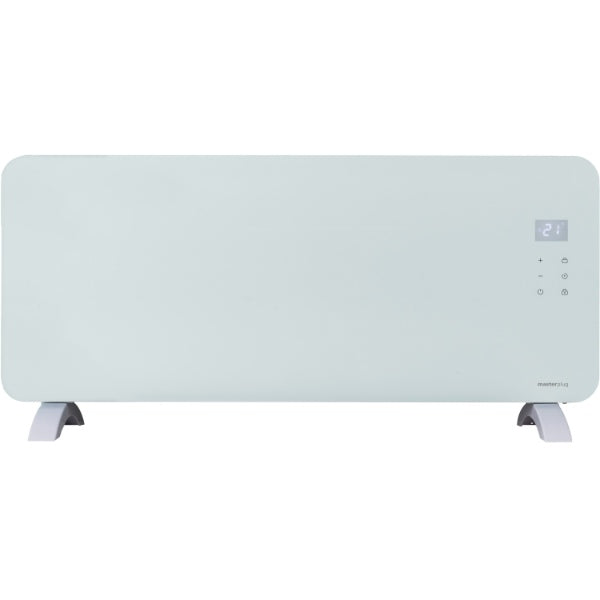 Masterplug Auraline Smartenergy Glass Panel Heater 2000W Arctic White