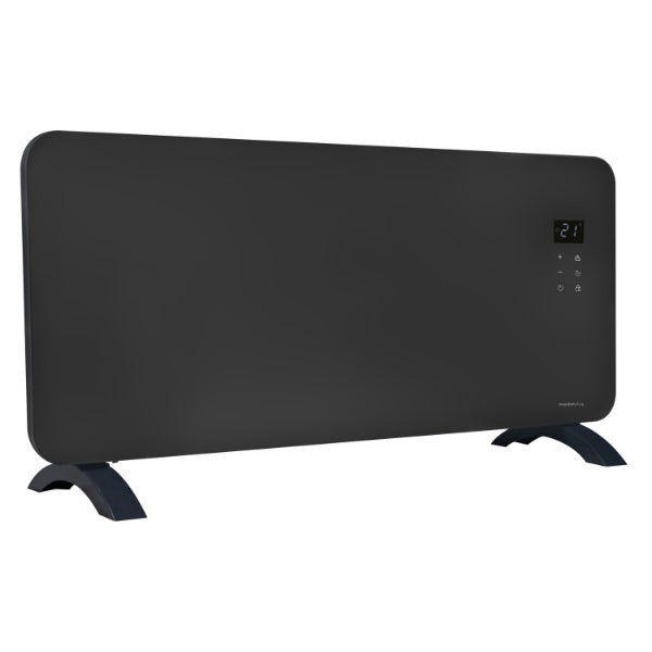 Masterplug Auraline Smartenergy Glass Panel Heater 2000W Slate Grey