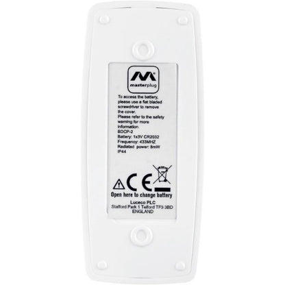 Masterplug Plug-In Door Chime with 100M Range