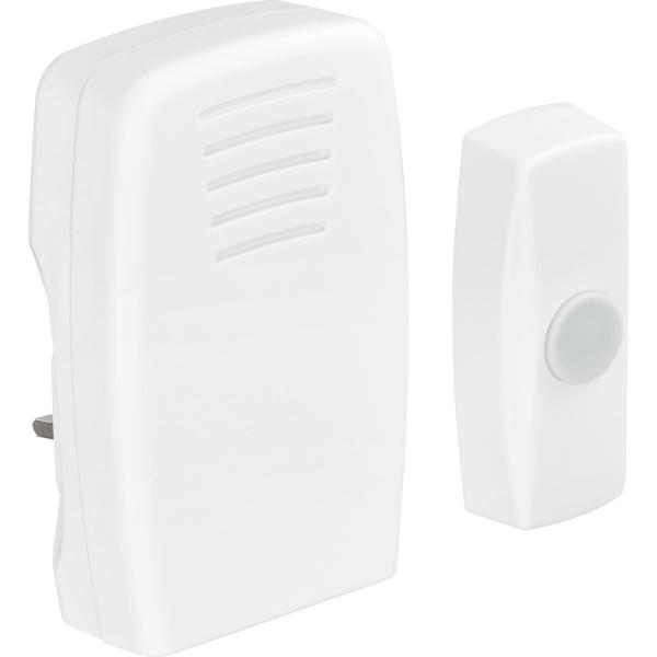 Masterplug Plug-In Door Chime with 30M Range