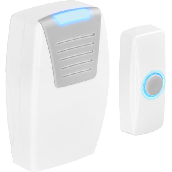 Masterplug Battery Powered Door Chime with 100M Range