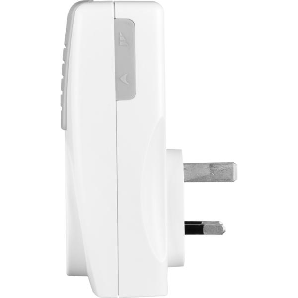 Masterplug Plug-Through Door Chime with 100M Range