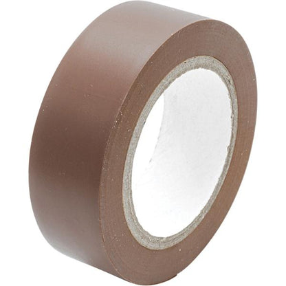 British General Brown Insulation Tape 19mm X 10M Reel