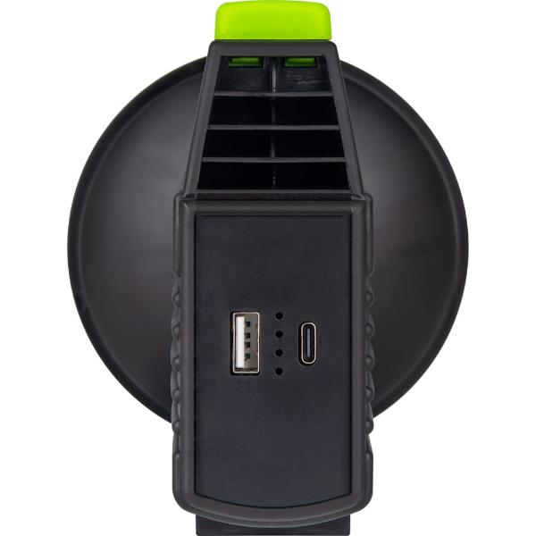 Luceco Rechargable Traditional Torch 5Watt 200Lumens With Power Bank