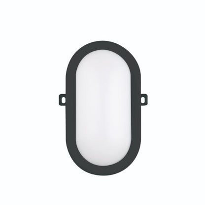 Luceco Eco Decorative Outdoor Eyelid LED Bulkhead Light, 10W, 400lm