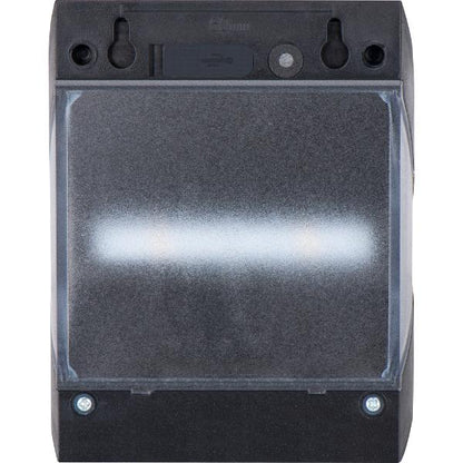 Luceco Prysm Solar Wall Light USB &amp; PIR Sensor, IP54, 3W, 300lm, Black