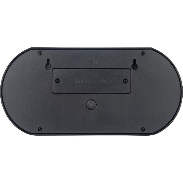 Luceco Carina Decorative Solar Bulkhead Light, IP54, 5W, 470lm, Black