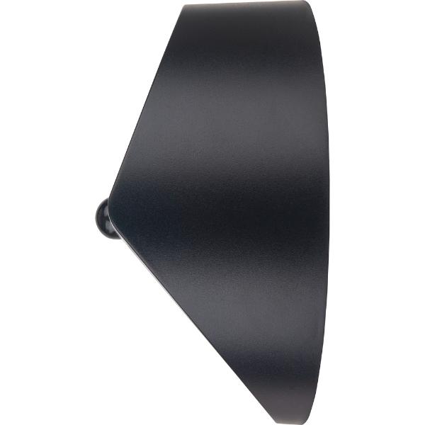 Luceco Carina Decorative Solar Bulkhead Light, IP54, 5W, 500lm, Black