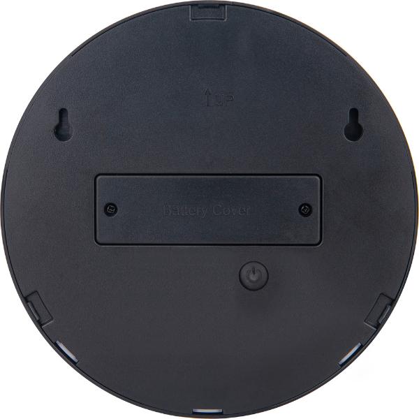 Luceco Carina Decorative Solar Bulkhead Light, IP54, 5W, 500lm, Black