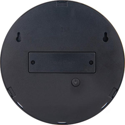 Luceco Carina Decorative Solar Bulkhead Light, IP54, 5W, 500lm, Black