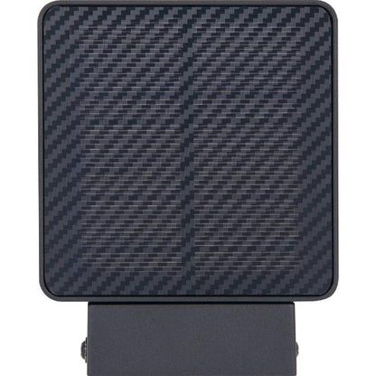 Luceco Filament Solar Wall Light Lantern &amp; PIR, IP54 220lm 3000K Black