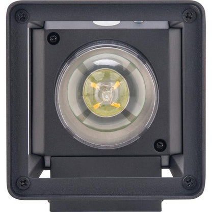 Luceco Filament Solar Wall Light Lantern &amp; PIR, IP54 220lm 3000K Black