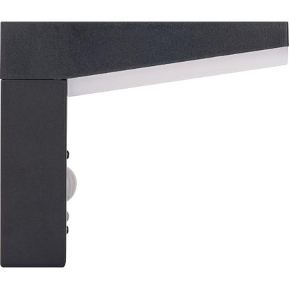 Luceco Aries Solar Wall Light &amp; PIR Motion Sensor, IP44, 600lm, 3000K