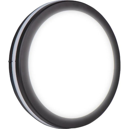 Luceco Circulus Bulkhead Light, Power &amp; Colour Change, IP65 24W 3000lm