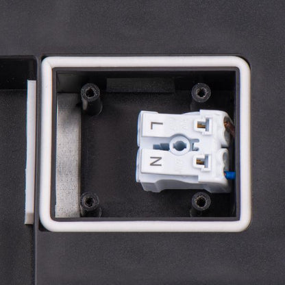 Luceco Circulus Bulkhead Light, Power &amp; Colour Change, IP65 24W 3000lm