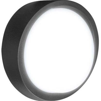 Luceco Liptus Exterior Bulkhead with Colour Change, IP65, 1350lm Black