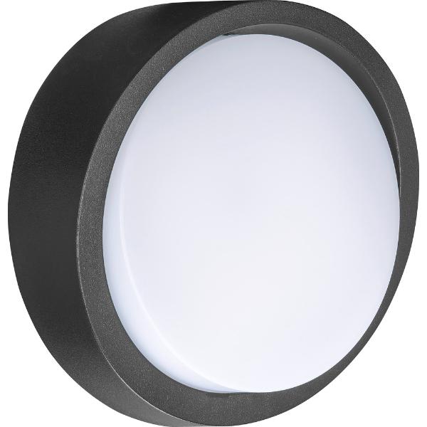 Luceco Liptus Exterior Bulkhead with Colour Change, IP65, 1350lm Black