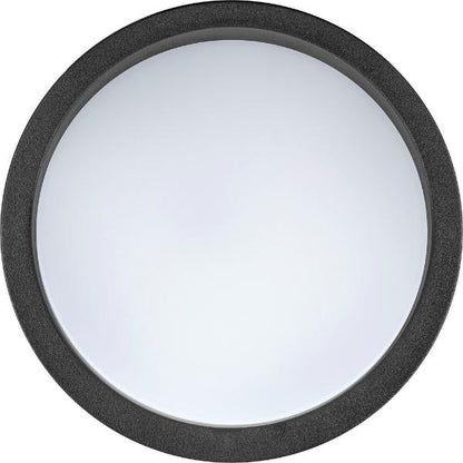 Luceco Liptus Exterior Bulkhead with Colour Change, IP65, 1350lm Black
