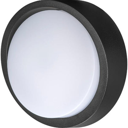 Luceco Liptus Exterior Bulkhead with Colour Change, IP65, 1350lm Black