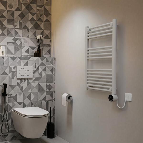 Masterplug SmartEnergy Monitoring Towel Rail 500W 800x500mm White