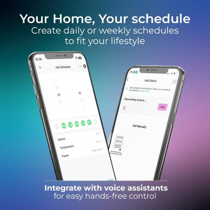 Masterplug SmartEnergy Monitoring Towel Rail 500W 800x500mm Anthracite Grey