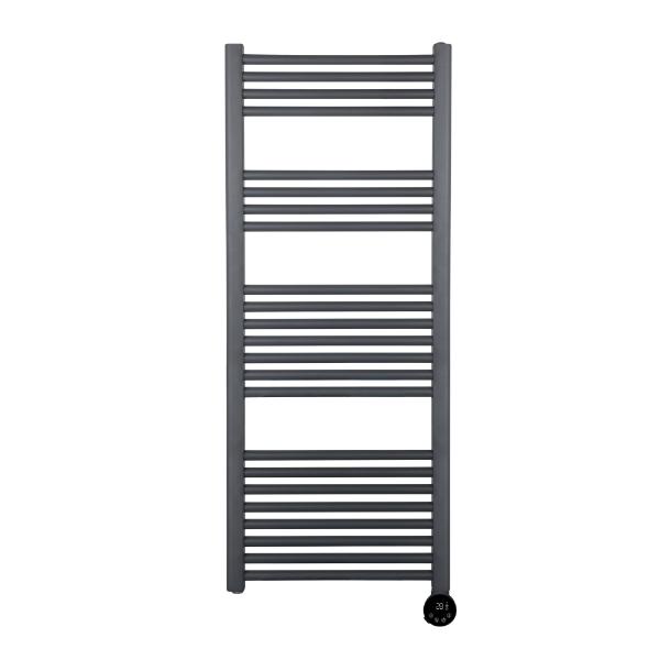 Masterplug SmartEnergy Monitoring Towel Rail 1000W 1250x500mm Anthracite Grey