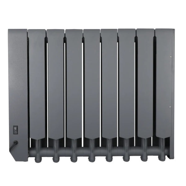 Masterplug SmartEnergy Monitoring Oil Radiator 1500W Grey - 8 fins 