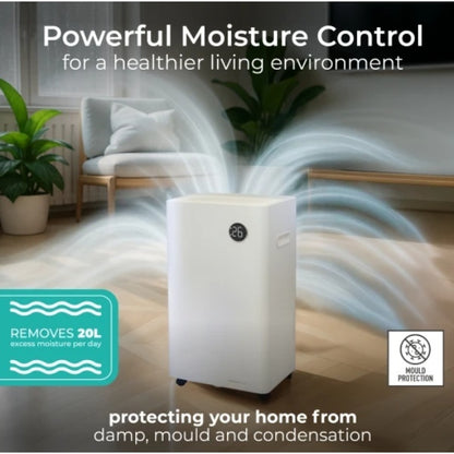 Masterplug SmartEnergy 3 in 1 Dehumidifier, Air Purifier &amp; Ioniser 20L