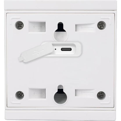 Luceco Rubix Solar Wall Light USB-C Port, PIR &amp; CCT, Adjustable, White