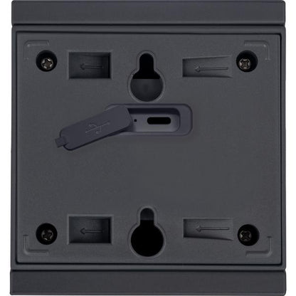 Luceco Rubix Solar Wall Light USB-C Port, PIR &amp; CCT, Adjustable, Grey