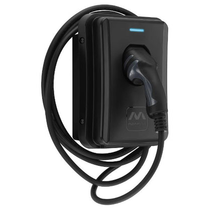 Masterplug Tethered 5m Type 2 Smart EV Wall Charger Mode 3 Black 7.4kW